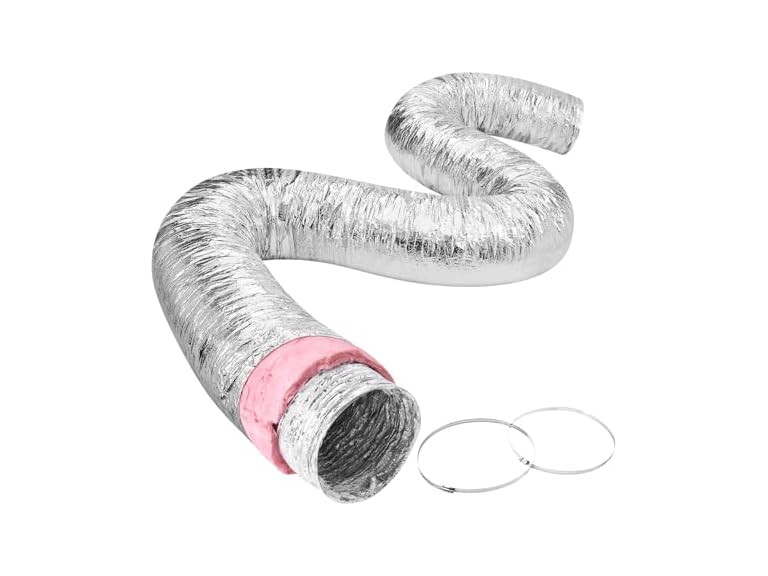 Dryer Vent Hose, 10'' Insulated Flexible Duct