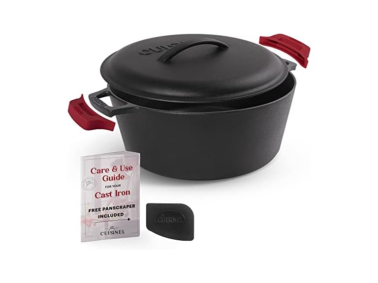 Cuisinel Cast Iron Dutch Oven - 7-Quart