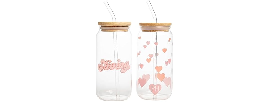 Paris Hilton Glass Tumblers Set