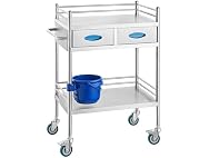 VEVOR Lab Serving Cart, 2 Layers