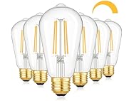 Kondras Dimmable LED Bulbs, 7W 850 Lumens, 6Pk