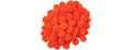 Creativity Street Pom Pons 100-Pc 1" Orange
