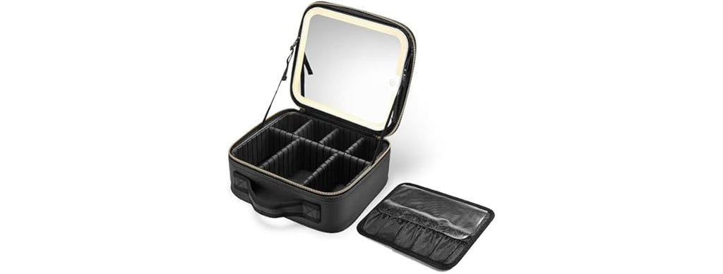 Makeup Bag with LED Mirror