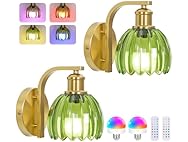 Rechargeable Battery Operated Wall Sconce 2PK