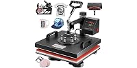 TOPDEEP 5-in-1 Heat Press Machine 15x15"