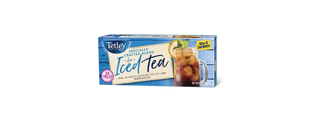 24ct Tetley Black Tea, Iced Tea Blend, Family Size