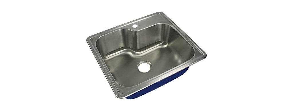 Transolid MTSO252212-1 Kitchen Sink, Stainless Steel