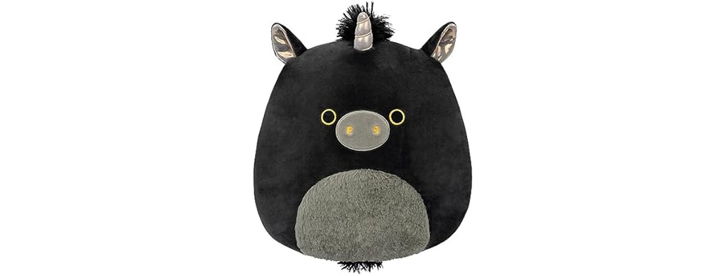 Squishmallows Original 12" Nicolita Black and Gold Unicorn