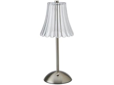 Elements 11.8" Silver LED Table Lamp