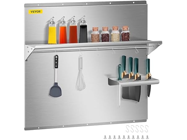 VEVOR Range Backsplash with Shelf 36 x