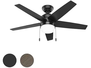 Hunter Fan 44" Matte Black Indoor Fan