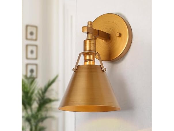 KSANA Antique Gold Wall Sconce 1-Light
