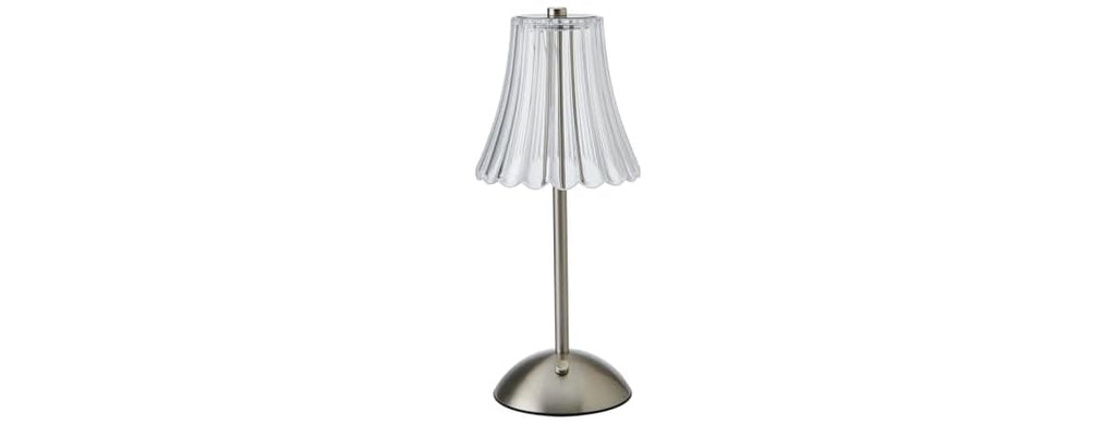Elements 11.8" Silver LED Table Lamp
