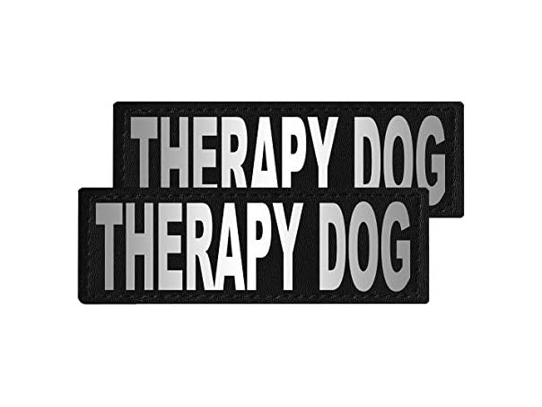 Dogline "Therapy Dog Removable Patches, Small/Medium
