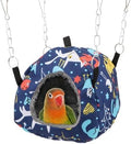 Wontee Bird Plush Hammock Parrot Hanging Snug