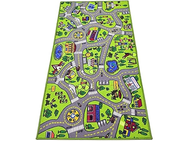 2Pk Carpet Playmat Kids Rug - 71" x 39"