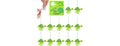 Fun Express Handprint Turtle Sign Kit 12Pc