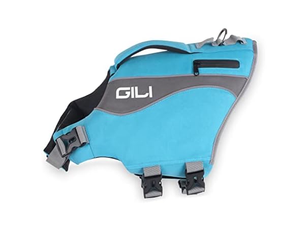 GILI Ripstop Dog Life Jacket Flotation Device
