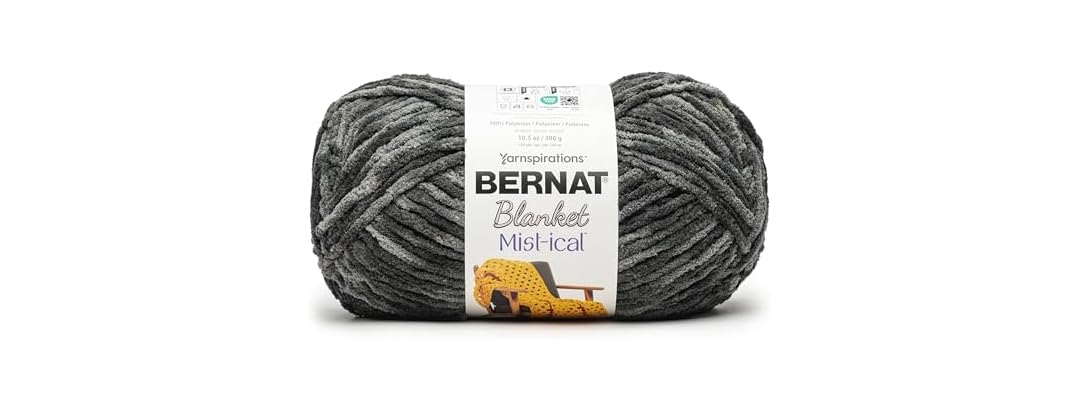 Bernat Blanket Mist-Ical Yarn-Cinder