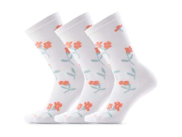 Smartwool Women Everyday Garden Gala Socks White