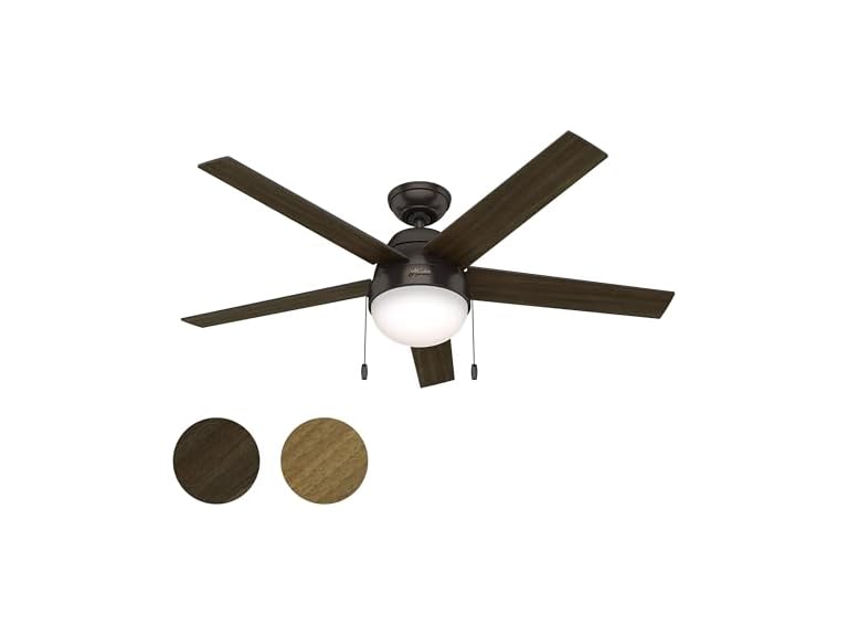 Hunter Fan 52 Inch with Light and Pull Chain