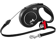 Flexi New Classic Retractable Lead, M Cord Black