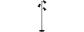 ORLI 3 Light Floor Lamp Matte Black Fini