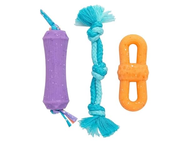 Pupstages Flex-Force Chew Dog Toys 3Pk