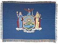 State Flag Woven Tapestry Throw Blanket