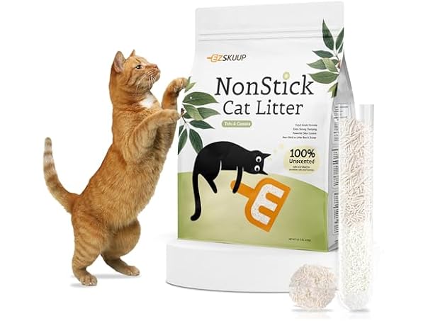 EZSKUUP Non-Stick Ultra Clumping Tofu Cat Litter