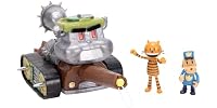 JAKKS Dog Man Squirrel Tank Shooter Vehicle
