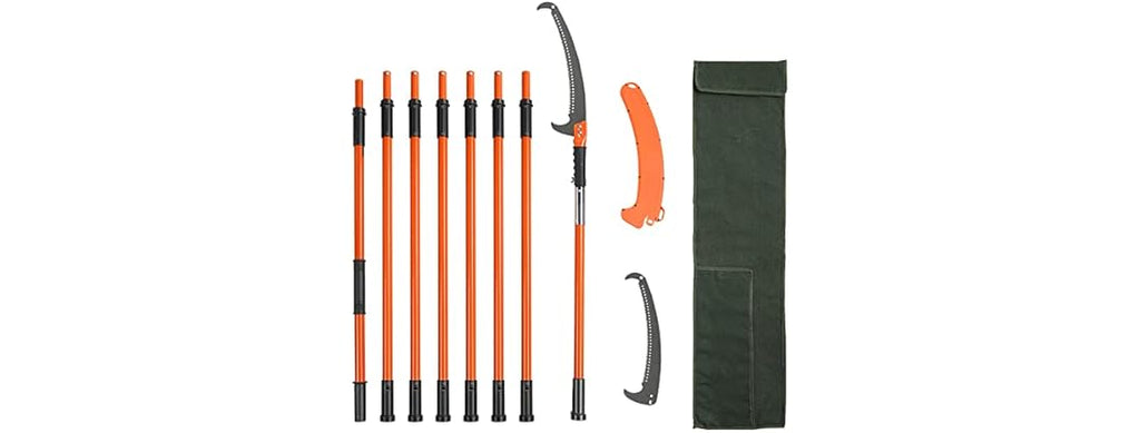 Manual Pole Saw, 7.3-27 ft Extendable Tree