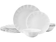 Mikasa Elodie Scalloped 12 Piece Bone China Set