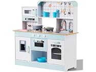 Play Kitchen for Kids, Wooden Toy Kitchen Set