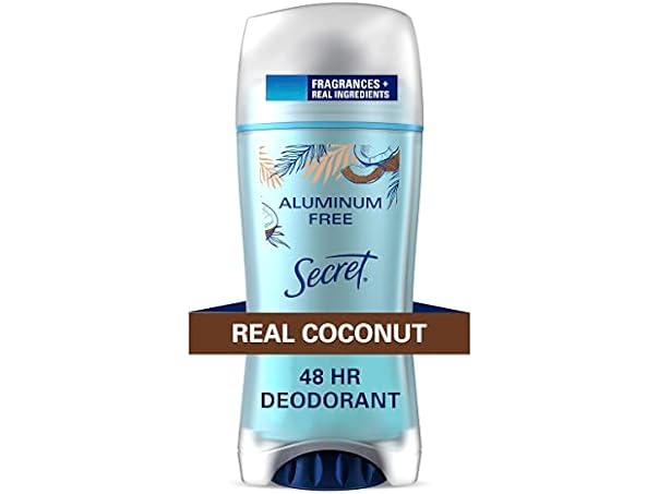 Secret Aluminum Free Deodorant for Women, Coconu