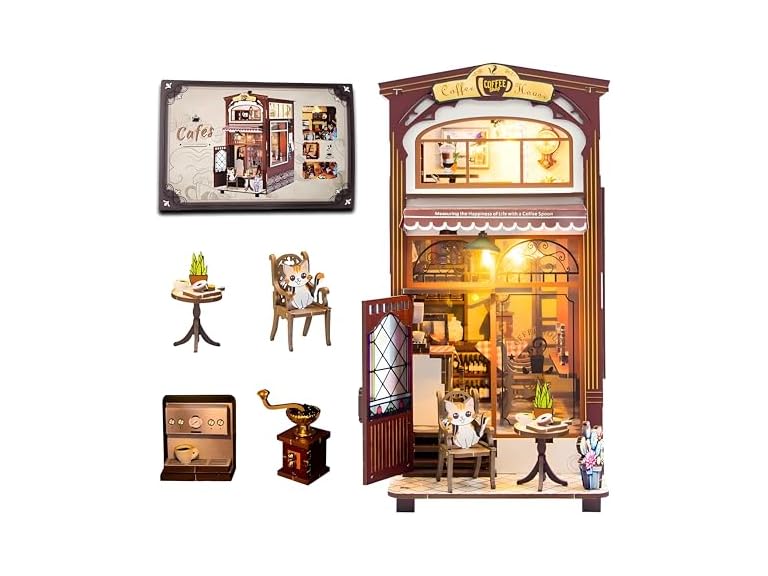 Diy Book Nook Kit - Dollhouses Café