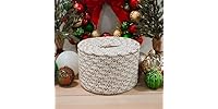 Colonial Mills Wool Lidded Crock Basket
