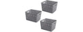 Woven Plastic Storage Baskets 3-Pack