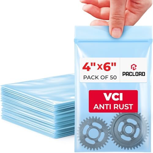 VCI Reclosable Poly Bags 4" x 6", Pack of 50