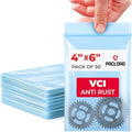 VCI Reclosable Poly Bags 4" x 6", Pack of 50