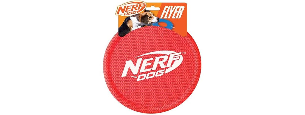 Nerf Dog Nylon Flyer Dog Toy, Flying Disc, Li