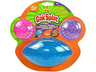 Nickelodeon Gak Splat 2 Balls + 1 Football Sport Ball