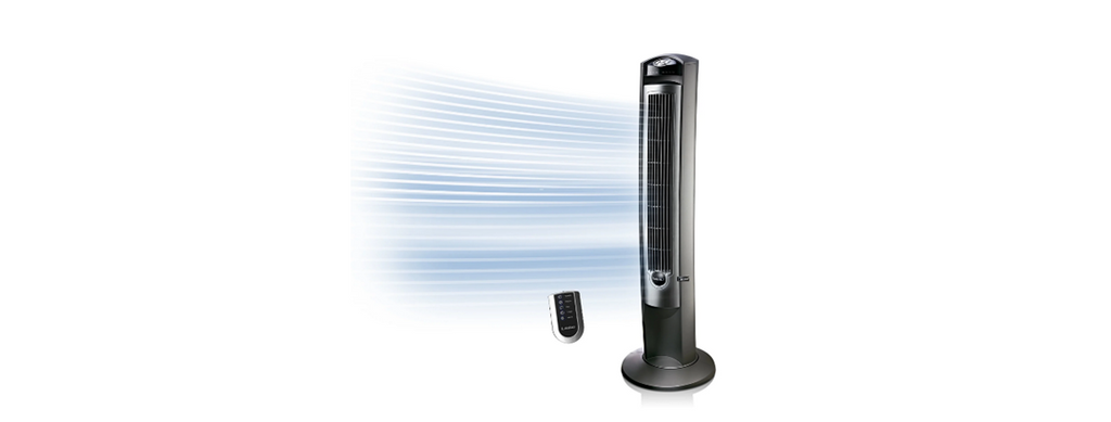 Lasko T42951C FAN TOWER W/REMOTE 42IN Black