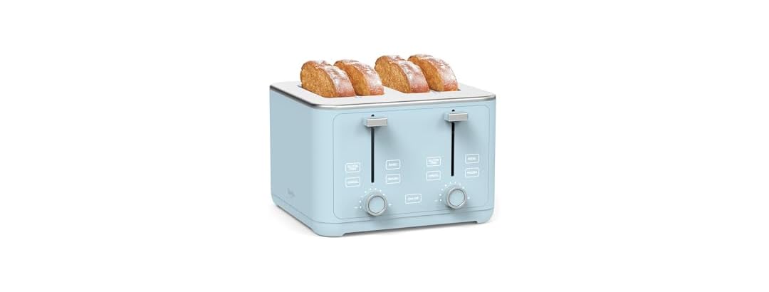 Martha Stewart 4 Slice Toaster 1800W, Sky