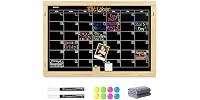 Chezerra Double-Sided Magnetic Chalkboard