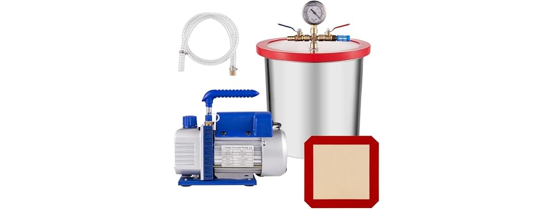 3 Gallon Vacuum Chamber Kit Stainless Steel