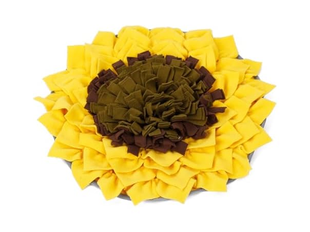 Injoya Sunflower Snuffle Mat for Dogs - 19" x