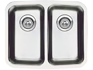 Blanco Double Bowl Bar Sink Stainless Steel