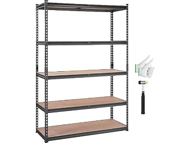 Storage Shelving Unit, 5-Tier Adjustable x48