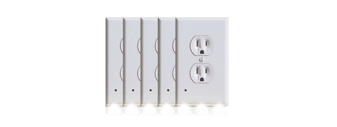 Outlet Covers with Night Lights (5-Pack)